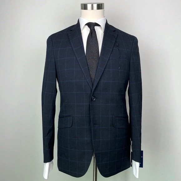 Kenneth Cole Reaction‎ Slim-Fit Stretch Suit Separate Jacket Size 38R E081212